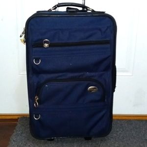 Carry-on suitcase with wheels